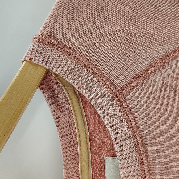 American Eagle AEO Sweatshirt Size Large Muted Pink Distressed Long Sleeve - Picture 6 of 7